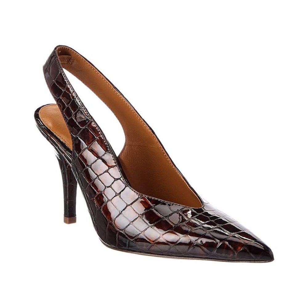 Retrofête Maxime Patent Slingback, Brown